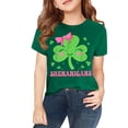 thumbnail image 4 of Ruyang Toddler Girls St Patricks Day Shirt for Kids Girls Saint Patricks Day T-Shirts Short Sleeve Tops Shamrock Tees Cotton T-Shirt, 4 of 7