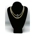 thumbnail image 5 of Mens Gold Chain - Solid Curb Diamond Cut Cuban Chain - Silver / 10K / 14K, 5 of 7