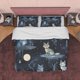 thumbnail image 1 of Luna Llena Juego de Funda Nórdica, Bosque Embrujado Estética Ropa de Cama con Cremallera, Halloween, 1 of 6
