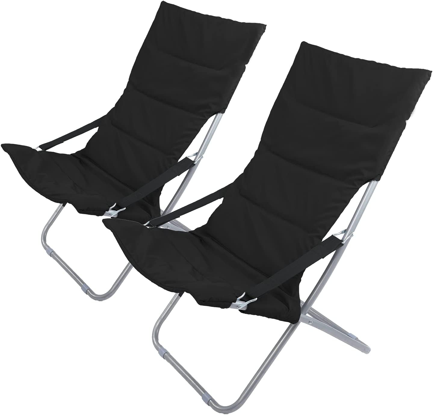 Kingcamp Double Cotton Soft Steel Chair Outdoor Camping Portable Folding Chair 