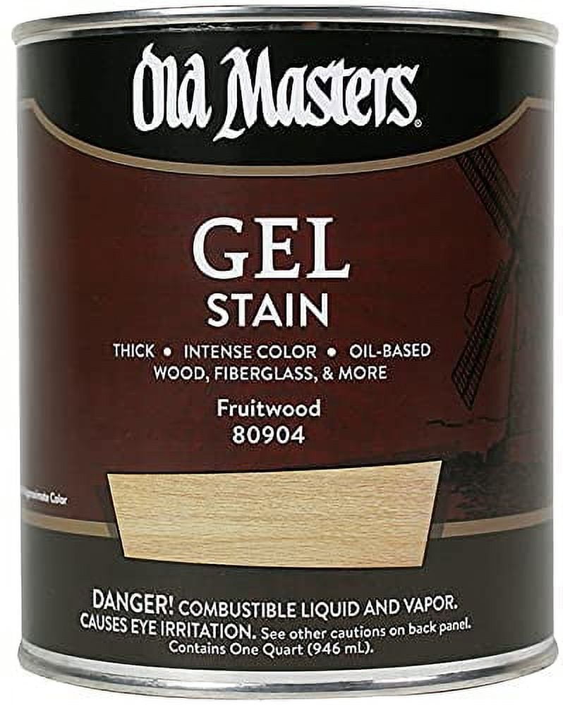 qt Old Masters 80904 Fruitwood Gel Stain Oil-Based Stain