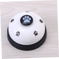 thumbnail image 4 of FUTUREORYY 2Pcs Training Bells for Dogs White Plastic Flat Button Loud Sound for Effective Pet Potty Use, 4 of 8