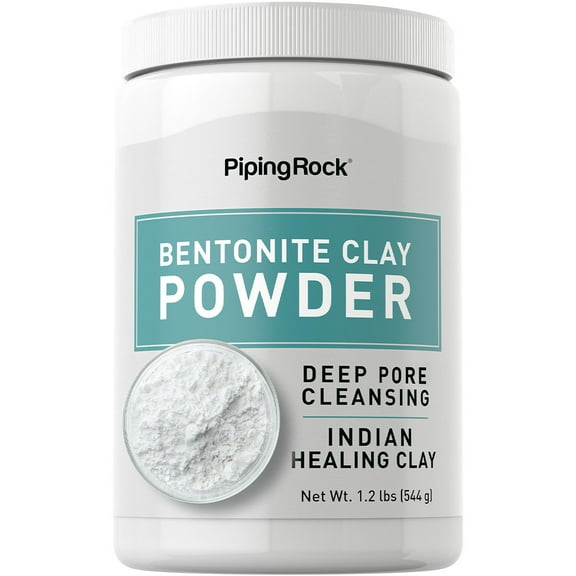 Bentonite Clay Powder | 1.2 lbs | Cleansing Facial Mask | by Piping Rock