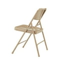 thumbnail image 3 of NPS 200 Series 29.5" Metal Double Hinge Folding Chair in Beige (Set of 4), 3 of 5