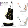 thumbnail image 3 of Lovebay Back Support Pillow - Car Seat, Desk and Office Chair Cushion for Posture and Lumbar Support - Ergonomic, Memory Foam Lower Back Pillows - Lumbar Cushion Camel, 3 of 13