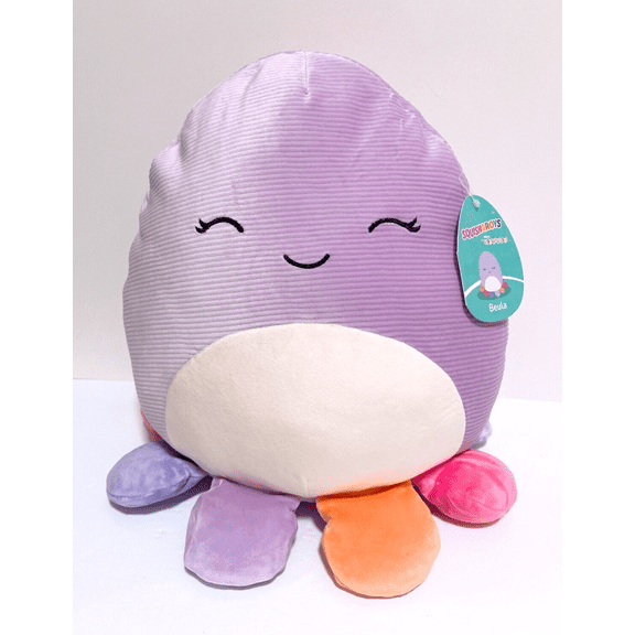 Squishmallows Corduroy Sealife Squad 12 Inch Beula the Octopus Plush Doll Toy