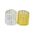 thumbnail image 4 of KAKOWELY 80 servilletas de cristal con 8 filas de diamantes de imitación para bodas, decorativas y elegantes, para fiestas, festivales y celebraciones (plateadas)., 4 of 4