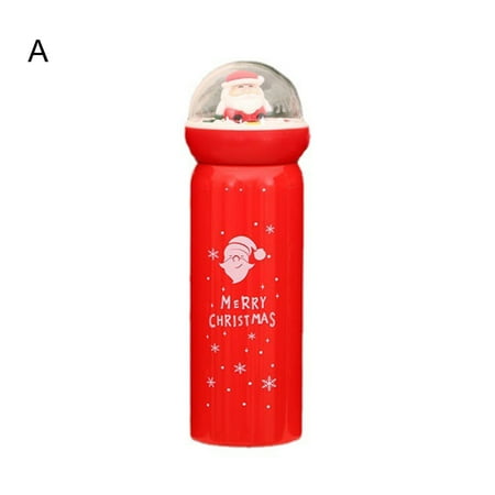 

Ruanlalo Water Tumbler Large Capacity Practical Stainless Steel Solid Durable Christmas Red Insulated Tumbler for Gift