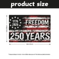 thumbnail image 3 of Stegali 250th Anniversary Freedom Linen Placemats, 12x18 Inch Table mats Set of 4, 3 of 7