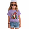 thumbnail image 2 of Xyant Toddler Boy Girl Christmas Shirt Santa Claus Christmas Tree Print Short Sleeve Funny Graphic T Shirts Kids Xmas Holiday Tees Gift Tops, Size 3-4 Years, 2 of 6