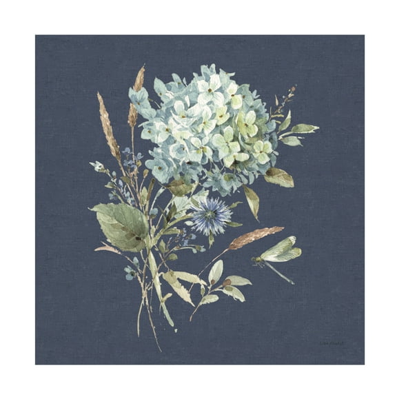 Lisa Audit 'Bohemian Blue 03 on blue' Canvas Art