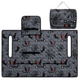 thumbnail image 3 of Xoenoiee Dachshund Golf Clubs Print Golf Cart Seat Cover with Front Pockets, Sightseeing Bus Design Lightweight Golf Cart Seat Blanket Portable Sports Golf Accessories for Club Car, EZGO, Yamaha, 3 of 7
