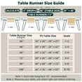 thumbnail image 6 of Boho Table Runner Burlap Macrame Boho Table Runners with Tassels Hand Woven Cotton Table Runner Rustic Farmhouse Table Runners for Bohemian Kitchen Dining Table (12x63 Inches), 6 of 7
