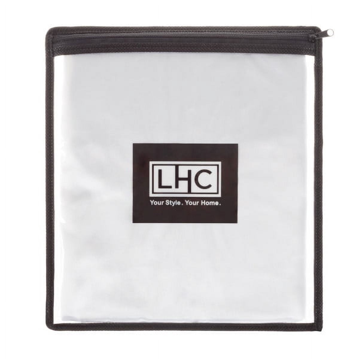 LHC 28” Set of 2 Satin Microfiber Pillowcases Helps Prevent Frizz & Wrinkles for Adult (White)