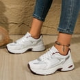 thumbnail image 2 of Platform Running Shoes for Women Breathable Mesh Athletic Sports Soft Chunky Jogging Tennis Golf Sneakers, 2 of 7