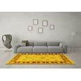 thumbnail image 3 of Ahgly Company Machine Washable Indoor Rectangle Oriental Yellow Traditional Area Rugs, 4' x 6', 3 of 4