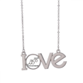 thumbnail image 1 of Finition checal structure horm Molécules Amour Collier Pendentif Bijoux, 1 of 3