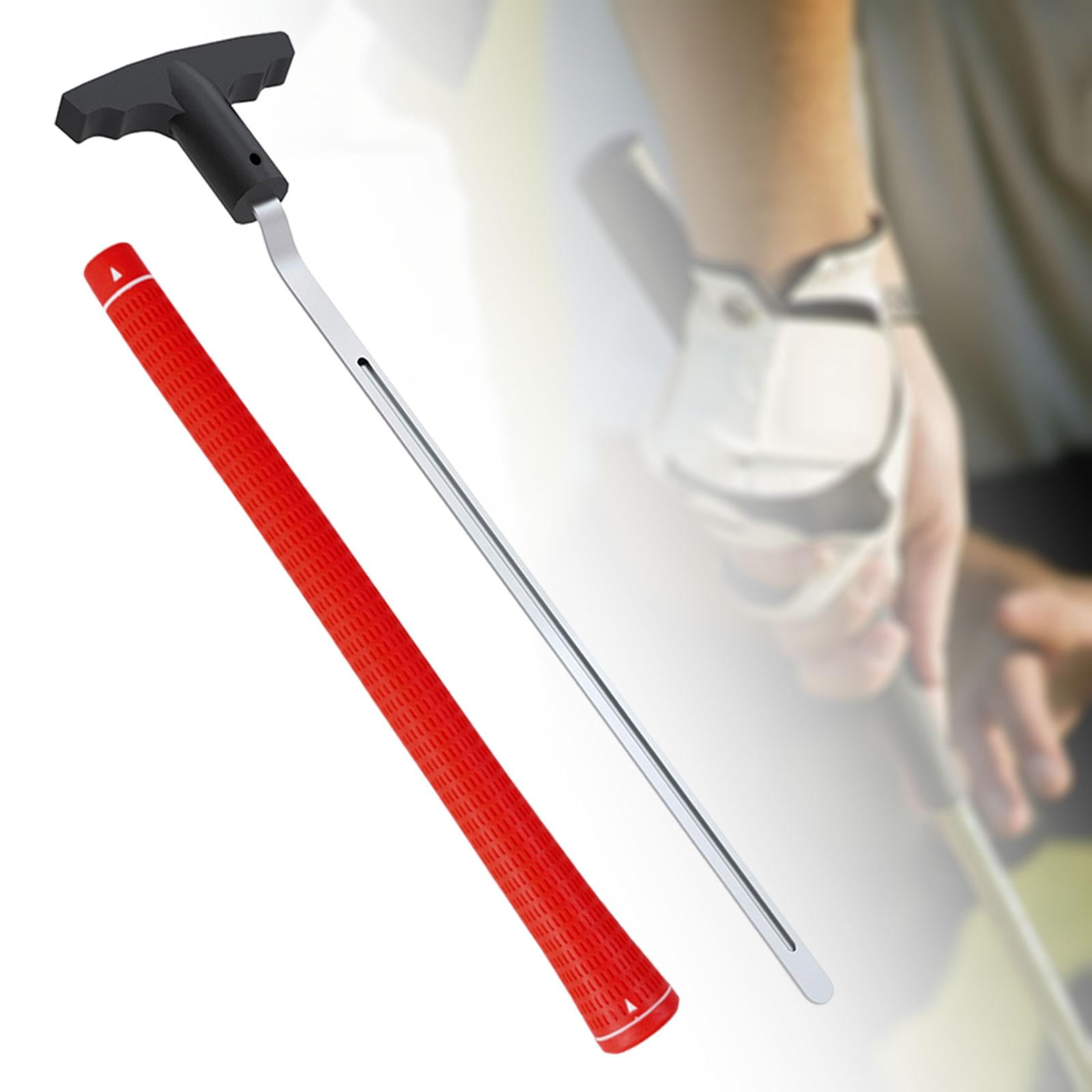 funtasica Golf Grip Removal Tool, Golf Accessories V Groove Grip Remover Saver 11" Sturdy Portable Easy to Use Grip Repair for Golfing Red