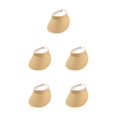 thumbnail image 3 of Jumpingount Sombreros para el sol Protección Gorras con clip Visera transpirable Ala ancha Parte abierta beige Type2 NO2, 3 of 6