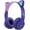 Purple, variant on P47M Cat Ears Bluetooth Headphones Wireless Gray Headphones Cat Ear LED Light Up Bluetooth Foldable Over Ear Microphone
