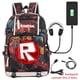 thumbnail image 2 of Mochila con estampado a la moda para niño y niña, Bolsa Escolar con USB para viaje, resistente al agua, mochila grande para adolescente, 2020, 2 of 4