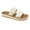 White, variant on COBIAN Adult Female Dana Rise Sandals, Color: Tan, Size: 07 (DNA24-230-07)