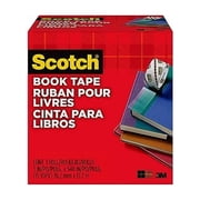 Scotch® 845 Book Tape, 3 x 540, Clear