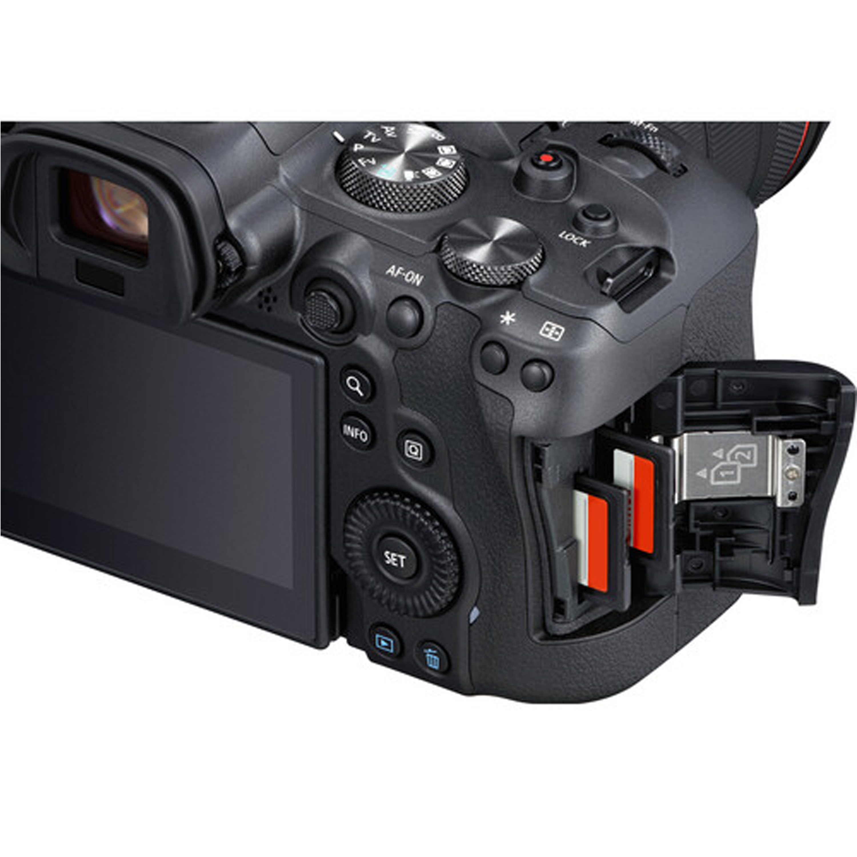 Canon EOS R6 Mirrorless Digital Camera Body Bundle + 128GB Memory + Case + Tripod 18pc Bundle - image 5 of 8