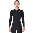 thumbnail image 4 of Chaqueta de buceo para mujer DIVE SAIL Manga larga Snorkel Surf Zip Tops (L), 4 of 6