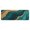 Teal Marble Gold, variant on Light Blue Marble Flow Pattern Kitchen Rug Mat,Kitchen Runner Rugs Non Skid Washable,Decorative Kitchen Floor Mats for Kitchen,Sink,Laundry,17"x47.2"