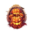 thumbnail image 4 of Pegatinas de Pared de Calabaza de Halloween Strade Fareast Limited Decoración de PVC Tamaño 22 cm x 27 cm, 4 of 8