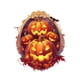 thumbnail image 4 of Pegatinas de pared de calabaza para inodoro de Halloween, papel tapiz decorativo, mural artístico para puertas de comedor, balcón, puerta de entrada,, 4 of 8