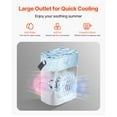 thumbnail image 4 of KFFKFF Compact Air Conditioning Unit, Multipurpose 4-Function Air Chiller, Trio-Speed Petite Air Conditioning Device with Intelligent 0-7H Timer, 700ml H2O Reservoir, Multicolor Illumination, 4 of 9