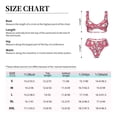 thumbnail image 4 of Kdxio French Bulldog Print Women's 2 Piece High Waisted Wrap Spaghetti Strap Summer Swimsuit Bikini Set-Large, 4 of 7