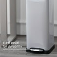 thumbnail image 6 of happimess Betty Retro 8-Gallon Step-Open Trash Can, Gloss Gray, HPM1007C, 6 of 10