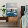 thumbnail image 5 of Qisvanset 12x16 Inch Sunset Oak Tree Meadow Canvas Print Wall Art, 5 of 5