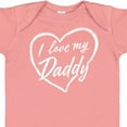 thumbnail image 4 of Inktastic I Love My Daddy in White Chalk Heart Boys or Girls Baby Bodysuit, 4 of 5