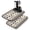 White-122, variant on Vintage Tribal Style Dish Drying Mat, 19.5x12 Set of 2in Absorbent Coffee Bar Mat with Boho Chic Patterns, Leak-Proof Non-Slip Kitchen Counter Mat