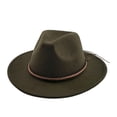 thumbnail image 4 of XIAOCHA Cattleman Wool Cowboy Hat for Mens Shapeable Brim Farm Horse Riding Western Cowboy Hat,Grey, 4 of 4