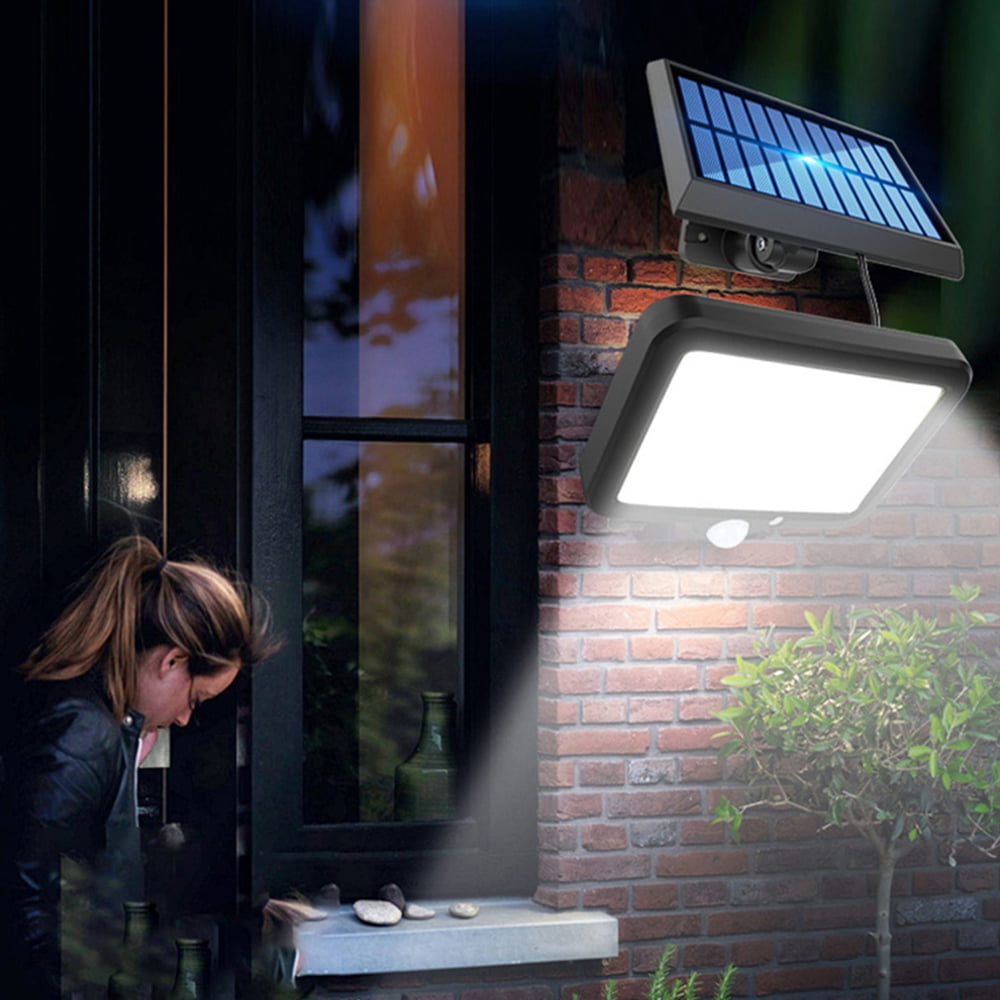 74 COB LED Solar Light Motion Sensor Security Wall Garden Pathways Lamp Night US 
