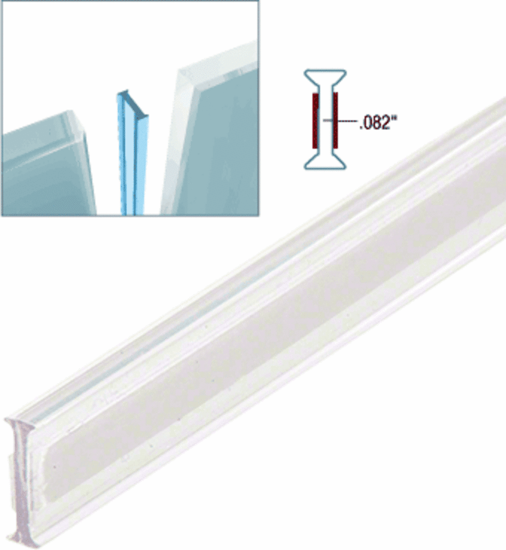 CRL Crystal Clear EZGlaze GlasstoGlass Jointing Strips, for 180