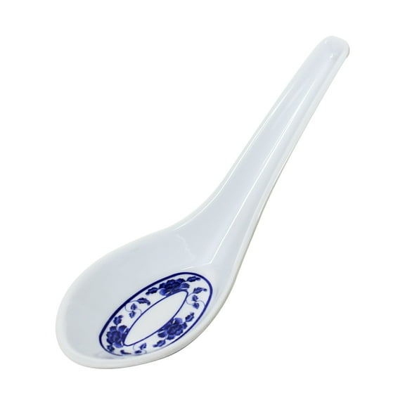 Excellante Lotus melamine dinnerware collection 3/4 oz, 5 1/4" x 1 3/4" spoon, comes in dozen