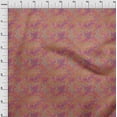thumbnail image 3 of oneOone Polyester Lycra Orange Fabric Batik Sewing Fabric By The Yard Printed Diy Clothing Sewing Supplies 56 Inch Wide, 3 of 4