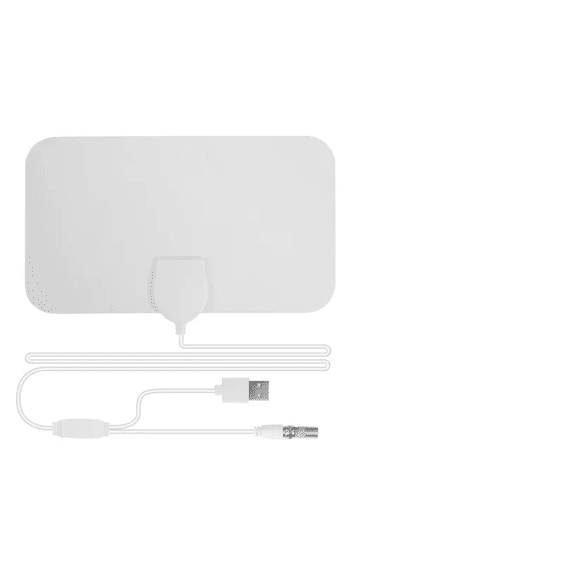 Antena De Tv Digital Portátil Malubero HD 1080p Interiores Blanco Malu1074
