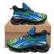 thumbnail image 1 of Zapatillas deportivas de diseño para hombre con estampado de la bandera de Sierra Leona, informales, blancas, para correr, de moda, para verano, para adolescentes y niños., 1 of 6