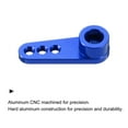 thumbnail image 3 of Aluminum Alloy 25T Steering Servo Single Arm Horn Dark Blue for RC Car/Boat/Airplane Boat Accessories 2 Pcs, 3 of 6