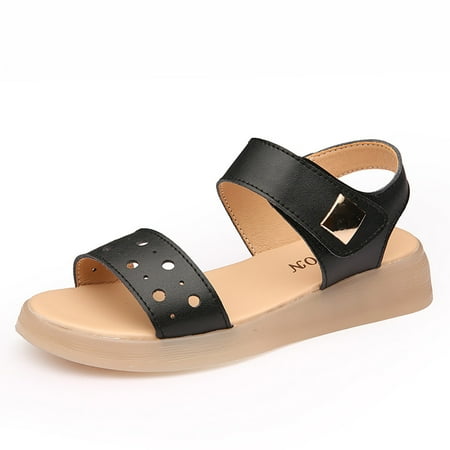 

Lopsie Women s Open Toe Buckle Ankle Strap Sandal Flatform Wedge Breathable Sandal