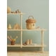 thumbnail image 4 of Cesta de almacenamiento de ratán, cesta tejida en forma de seta con tapa, cesta de fruta con mango tejido decorativo, 4 of 5