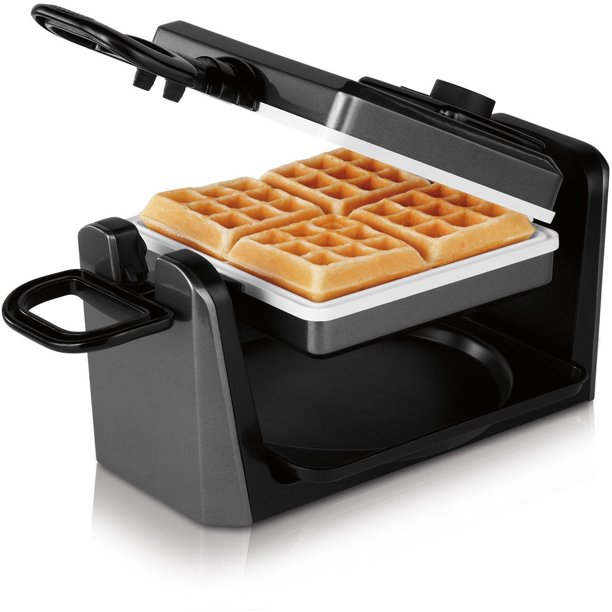 DuraCeramic Square Belgium Flip Waffle Maker