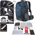 thumbnail image 2 of Waterproof Lightweight Outdoor Daypack Hiking,Camping,Travel Backpack for Men Women Blue, 2 of 3